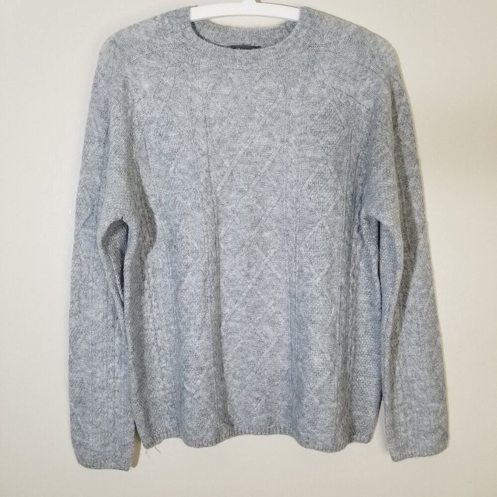 Vince Camuto Women's Warm Cozy Pullover Crew Neck Cable Sweater